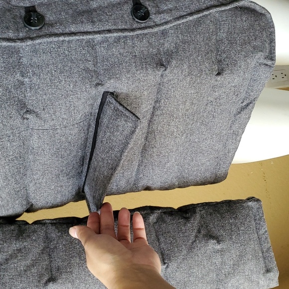 🆕️ VINCE CAMUTO Men's Gray Flannel Quilted Down & Feather Jacket SIZE: M - Picture 3 of 16